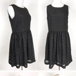 FRENCH CONNECTION Black Polka Dot Cocktail Dress